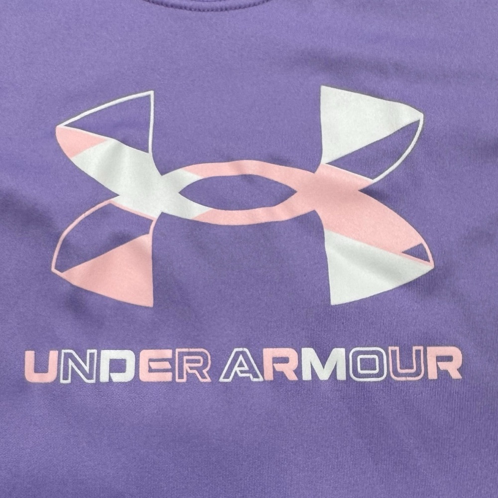 Under Armour Youth HeatGear Tank Top Purple - Picture 3 of 4